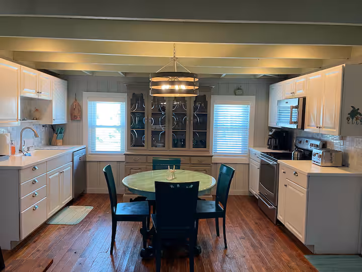 Fully stocked kitchen